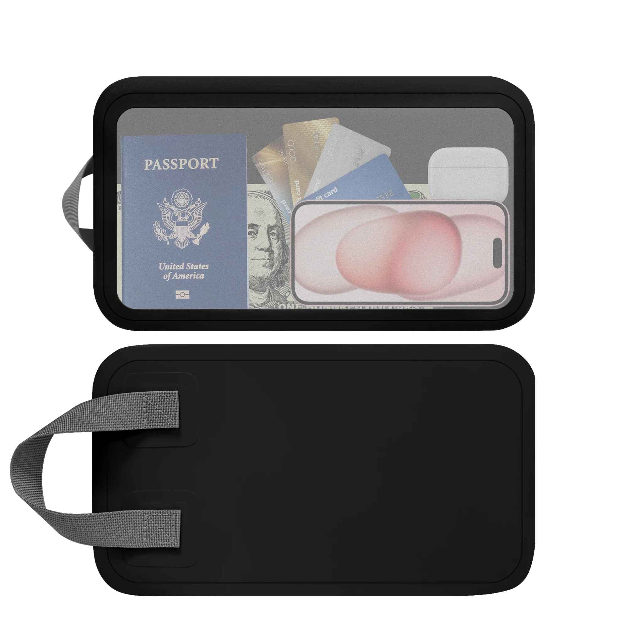 ZONYSUN New Design Waterproof TPU Bag Cosmetic Pouch Lightweight Wet Dry Sepereated Clear Travel Bag For Toiletry