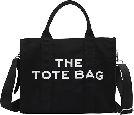 Stylish Thick Canvas Tote Bag with Sturdy Handles and Bottom Fashion Forward and Cruelty Free