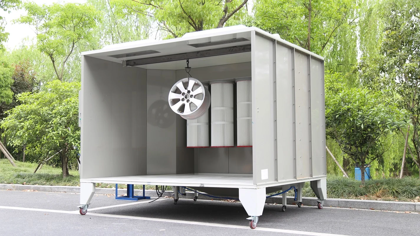 Professional Electrostatic Powder Coating Batch System Plant