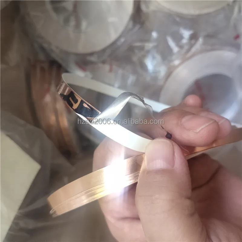 Copper foil for tin solder glass work for 1 Mil and 1.25 Mil thickness