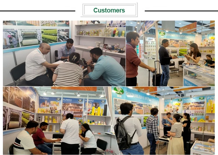 custom clear duct bopp packing adhesive packaging tape adhesive jumbo roll with logo for packaging