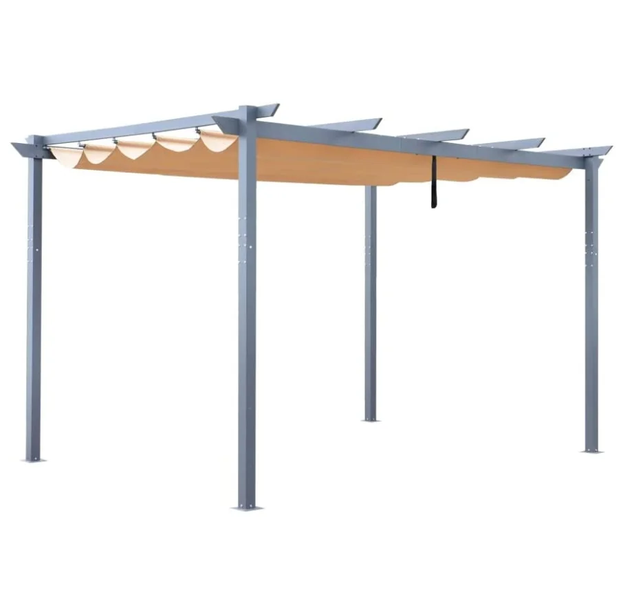 10X13 Китайская Алюминиевая уличная Выдвижная беседка