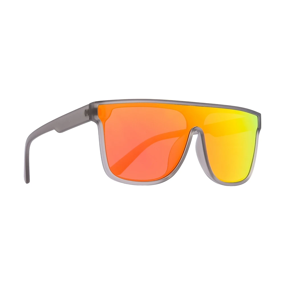 Gray frame color blenders matte  rubber  finish polarized lens Tr 90 sports sunglasses