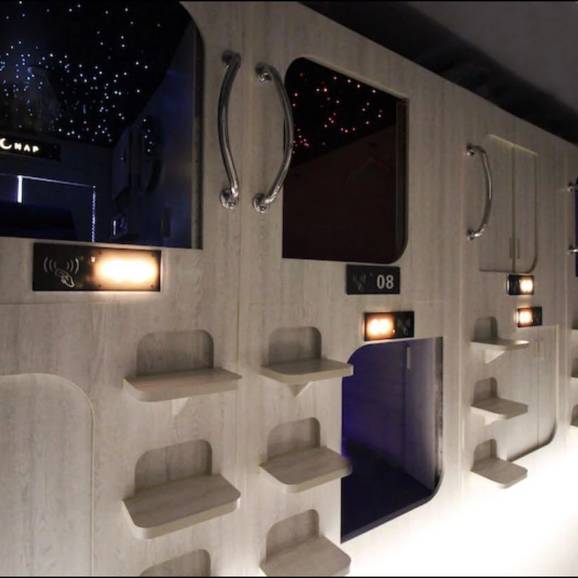 Японская популярная Капсульная кровать для сна оптом, мебель для гостиницы, кровать для отдыха