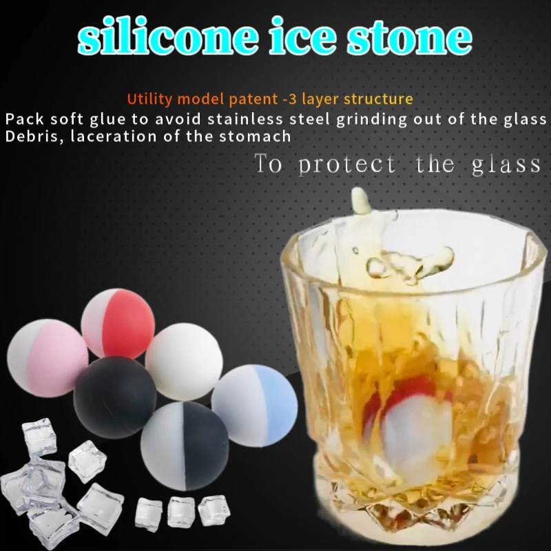 Amazon Hot Selling Reusable Plastic Bpa Free And Reusable Artificial Ice Cubes