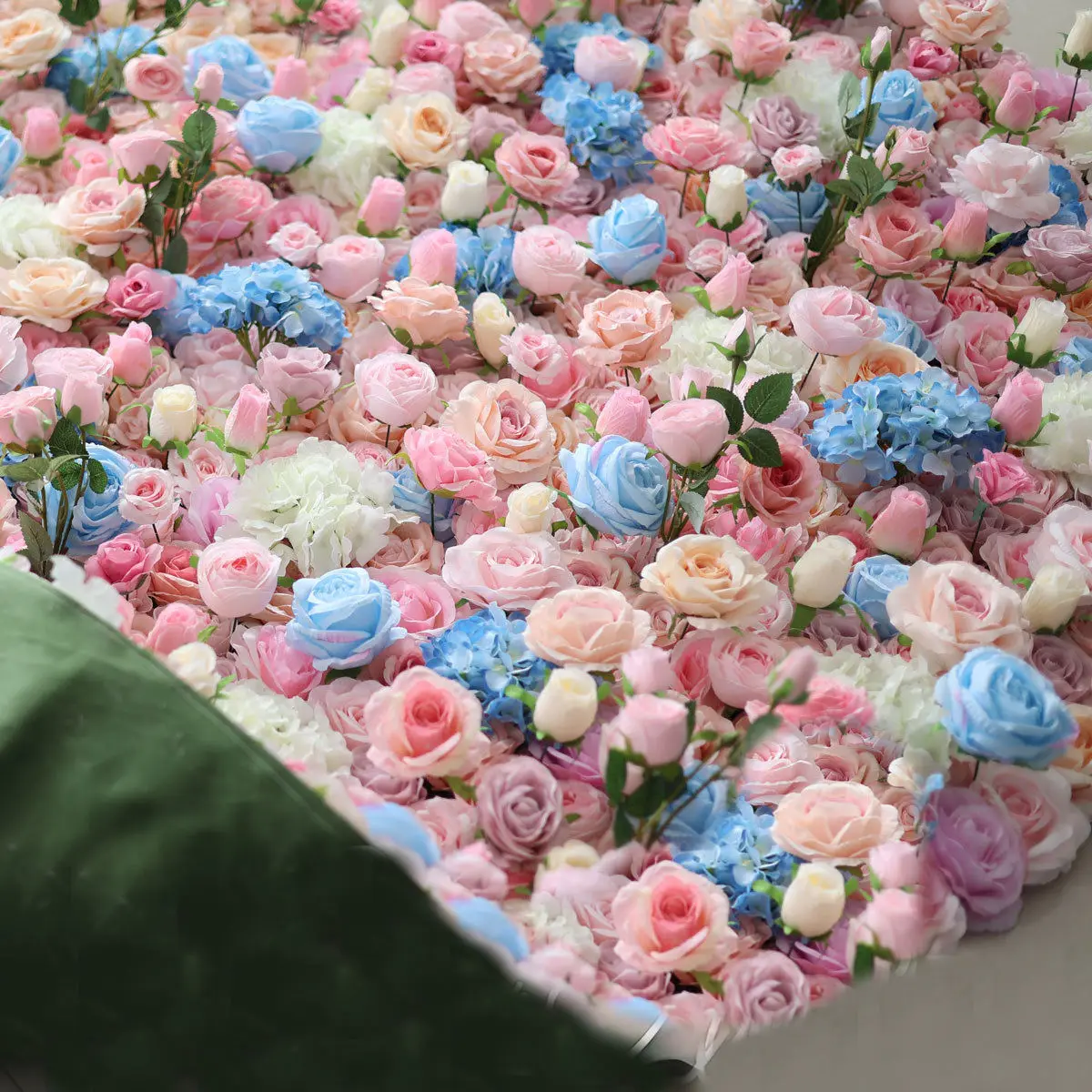 White Flower Wall Rose Flower Wall Panel for Wedding Decor  Party Backdrop Flower Wall