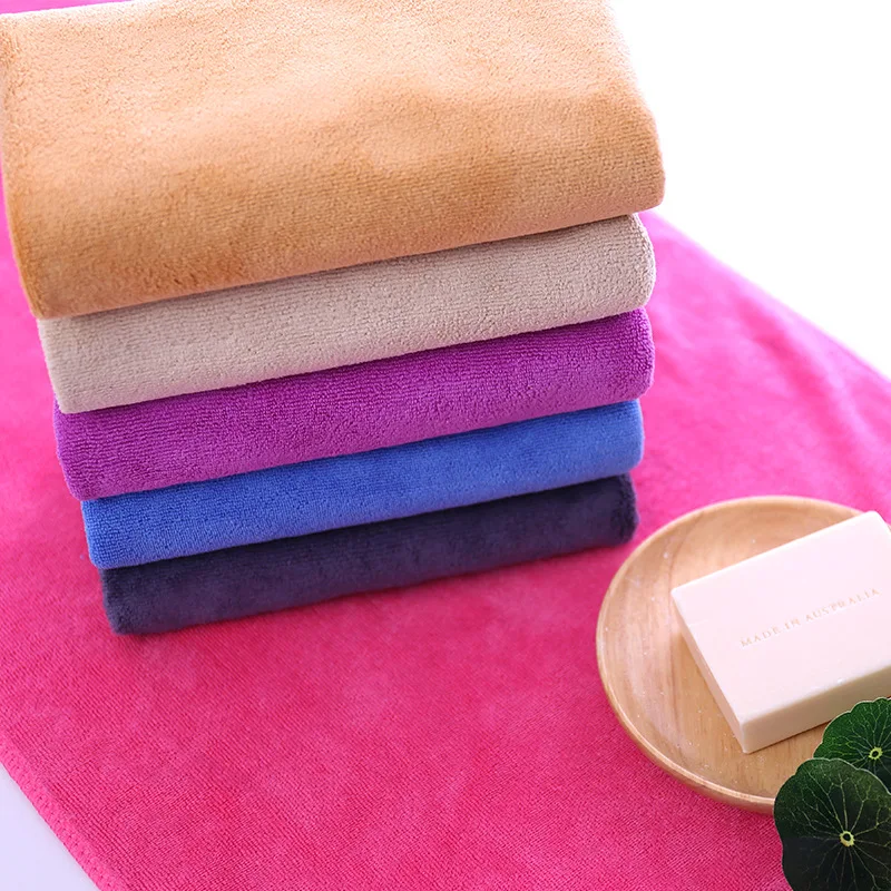 Large size microfiber bath towel 70x140 hotel spa big towel beach towel