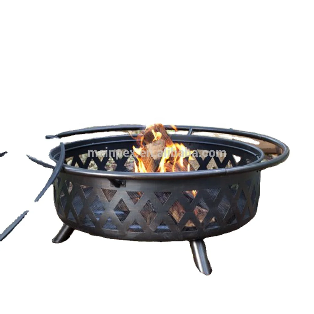 Cooking Grill and Fire Pit Table High Quality Fire Pit Outdoor for Garden and Yard Stocked