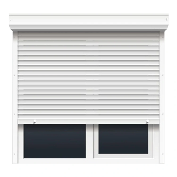 Manufacturer Smart Outdoor Roller Hurricane Shutters Sunproof Aluminum Roll Up Exterior Hurricane Shutters For Windows