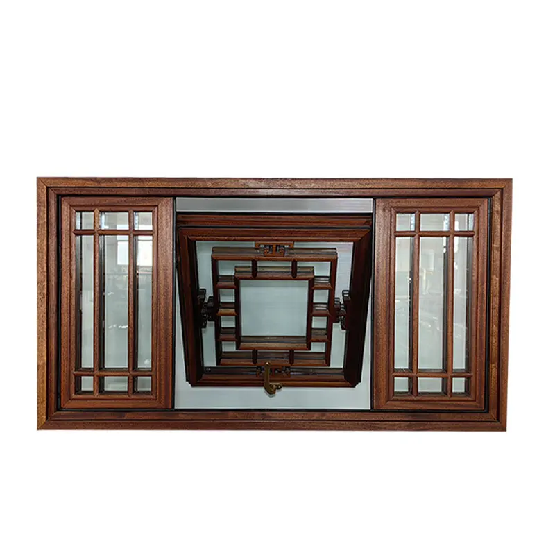 custom double glazed design wood frame casement regular wooden windows for houses
