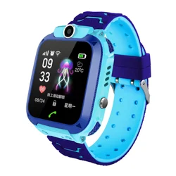 Q12B Kids Watch 1.44 inch Screen Smartwatch GPS LBS Tracking Mobile Watch Ip67 Waterproof Camer Smart Watch For Kids Child