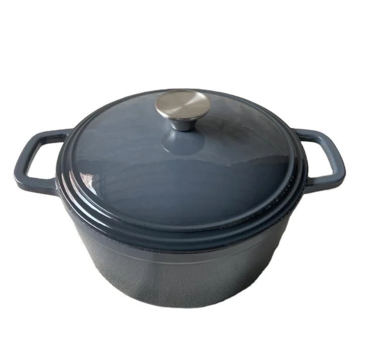 Factory Non Stick Kitchen Cookware Cast Iron Casserole Dish Home Cooking Pot  Enamel Dutch Oven Made In China