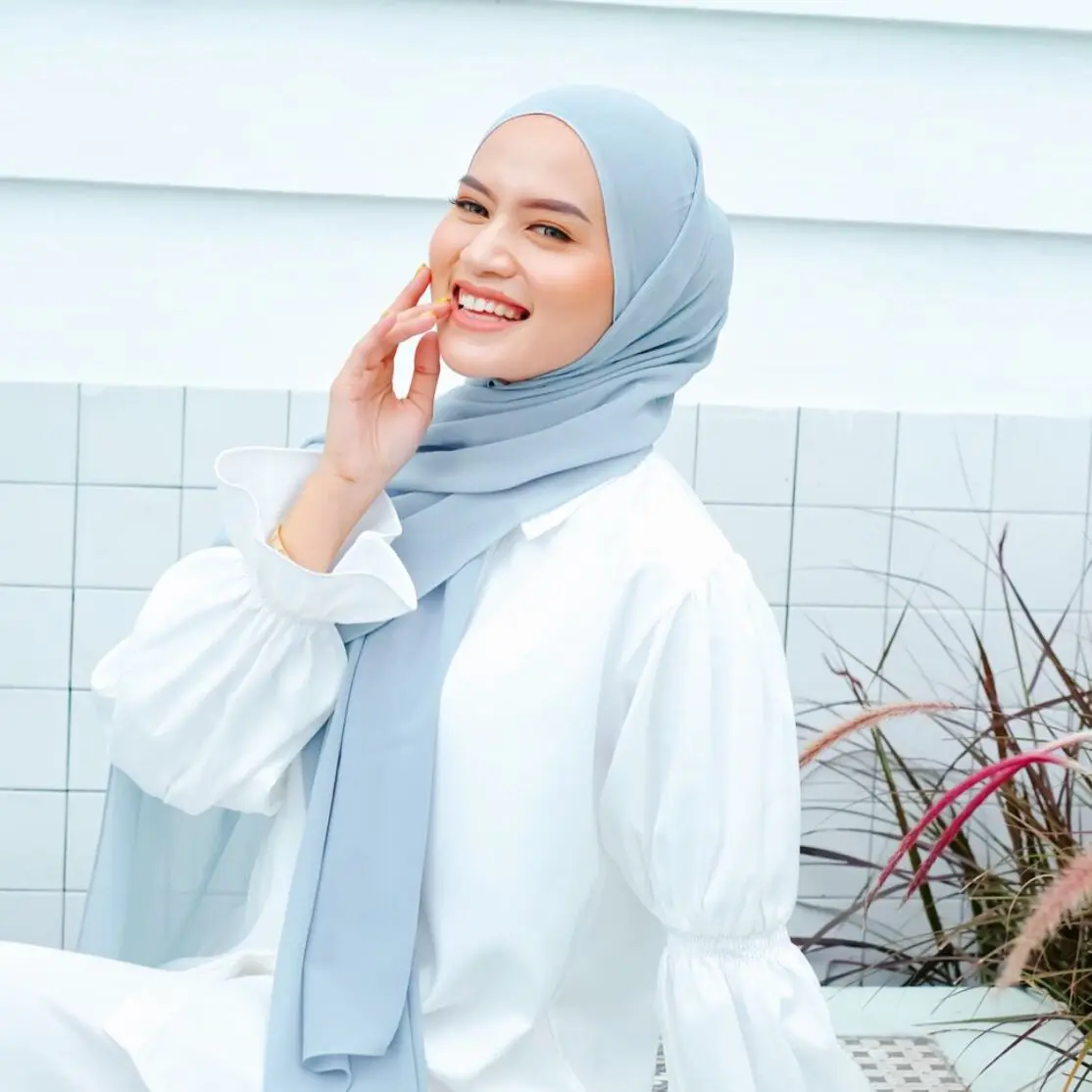 Finest Hijab Perfect Heavy Chiffon Hijab Matching Color Chiffon Hijab With low price