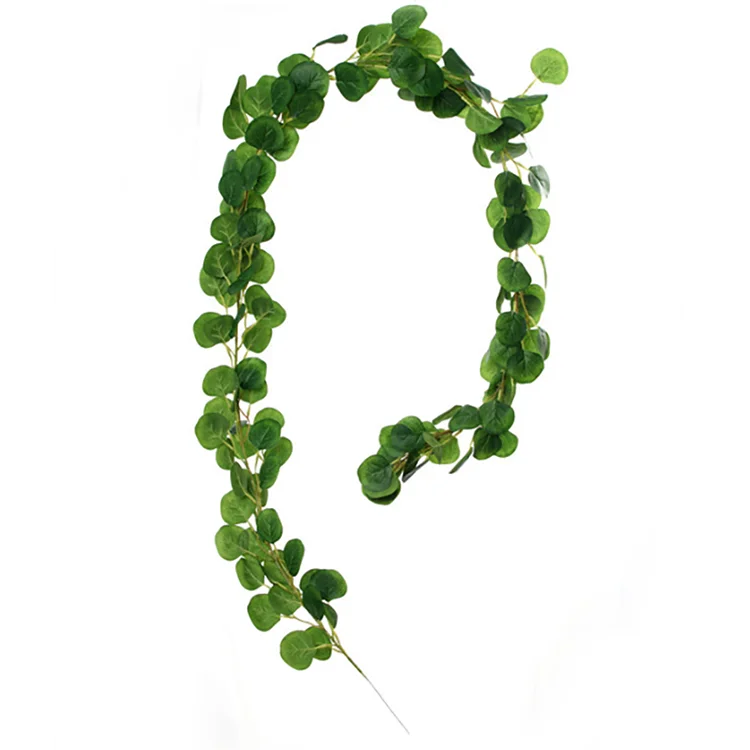 Artificial Eucalyptus Garland Faux Silk Eucalyptus Leaves Vines Handmade Garland Greenery Wedding Backdrop