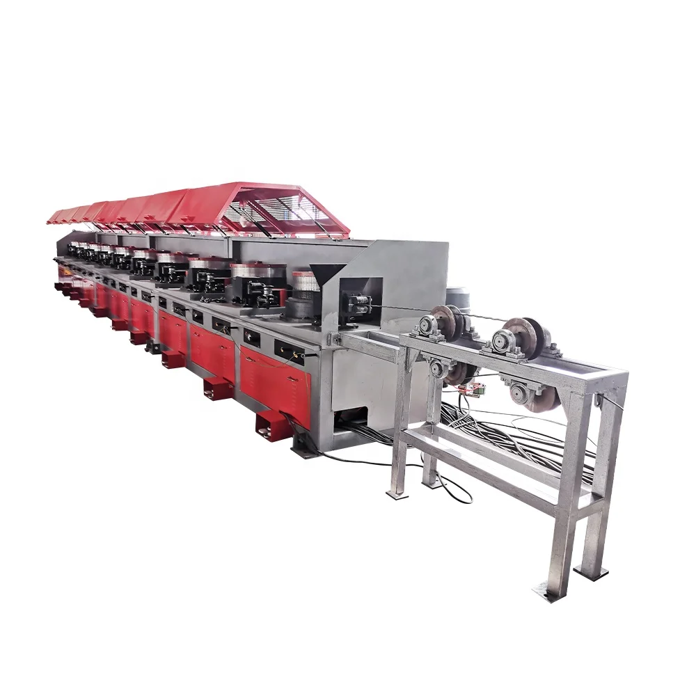 Straight line wire drawing machine with multi pulley type (1600304160539)
