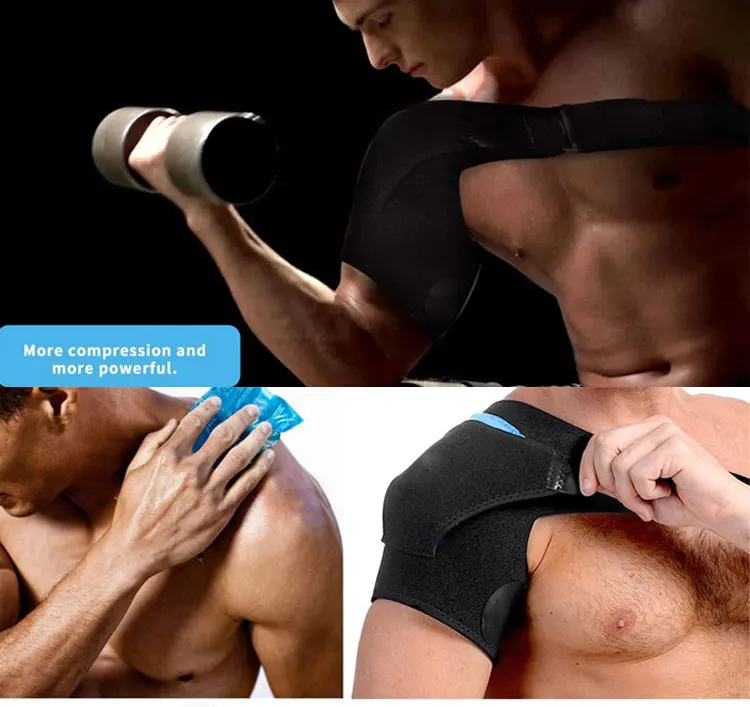 Ready to Ship Kopus Shoulder Compression Sleeve Rotator Cuff Support Brace Non-slip And Breathable Shoulder Support Brace