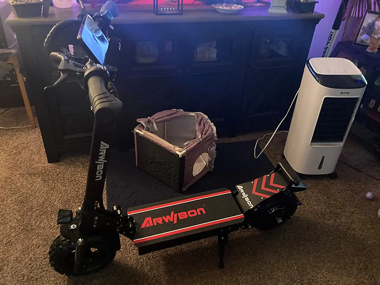 Arwibon Q30 Dropshipping USA Stock Hydraulic Suspension escooter e scooter 11 inch Heavy Duty Fast Electric Scooter