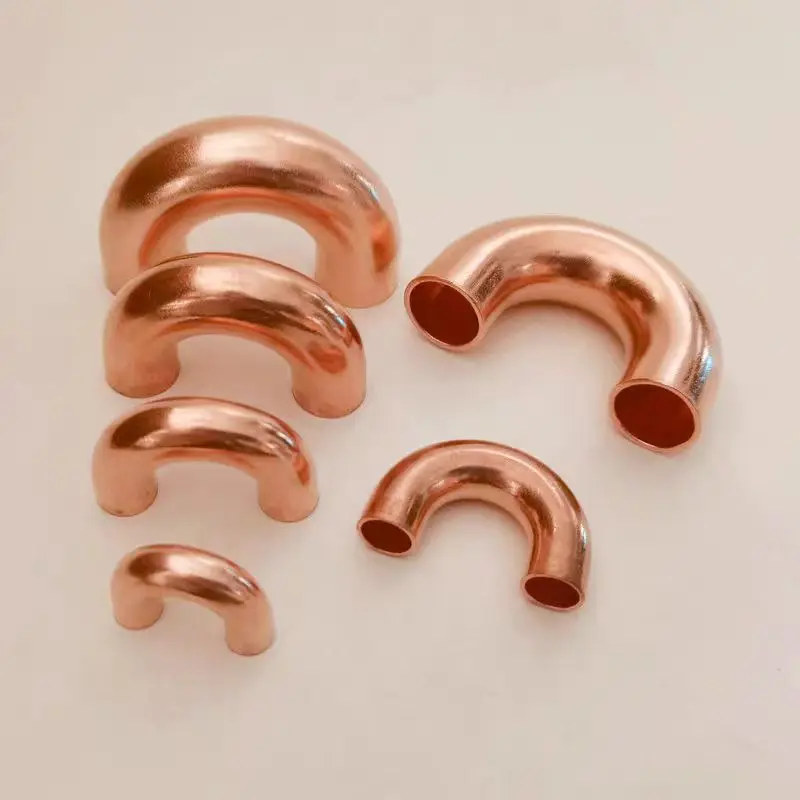 Wholesale plumbing fittings, connectors, refrigeration copper 180 degree elbows, copper U-bends