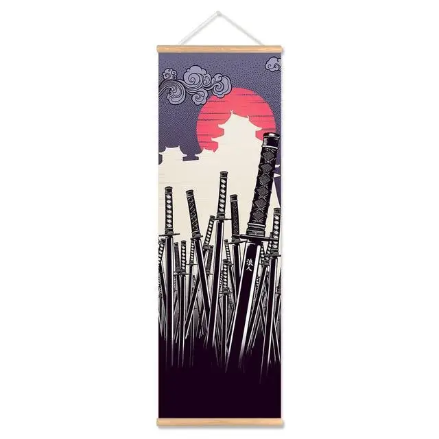Wholesale Custom Polyester Anime Wall Hanging Scroll Banner Poster Unique Design for Home Decoration