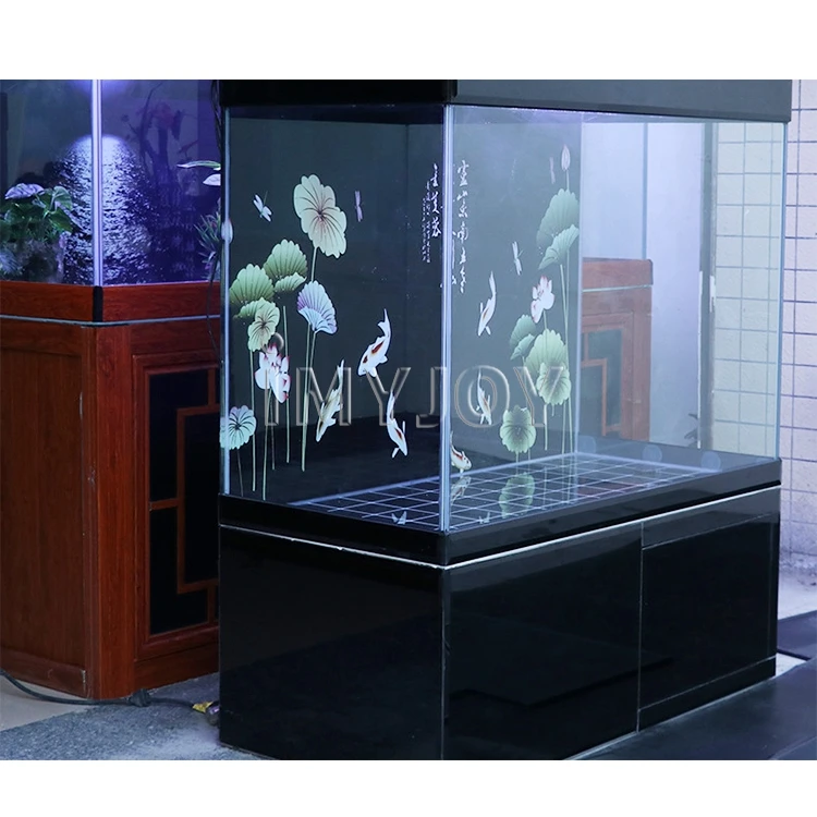 Черное крафт-стекло aquaponics аквариумные квадратные стеклянные