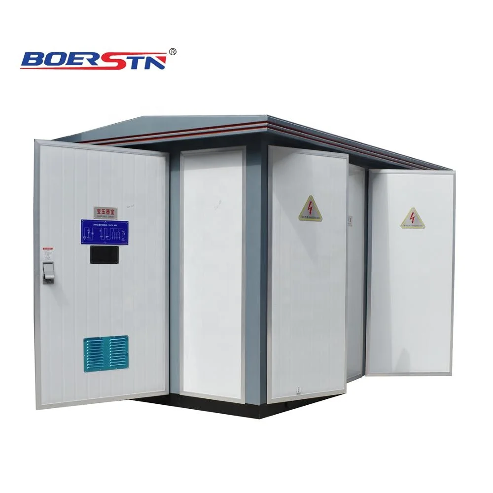 Outdoor Electrical Container Type Compact Power Transformer Substations 11KV 15KV 20KV 500KVA 630KVA 800KVA 1000KVA