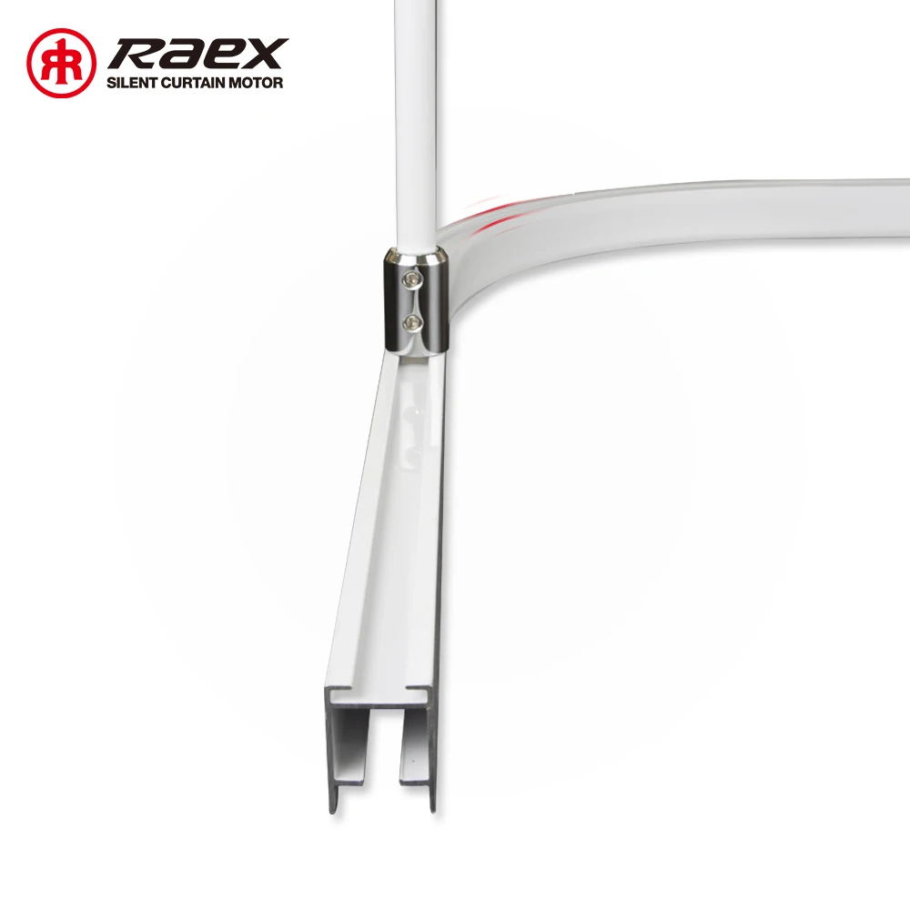 Wall Mounting S Folding Track Hospital Bed Rails Customized Manual Silent Aluminum Electrophoresis Flexible Curtain Rail