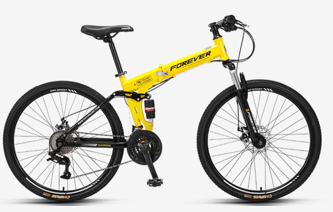 FOREVER F18-3 26 Inch 27 Speed High Carbon Steel Folding Bike Bicycle