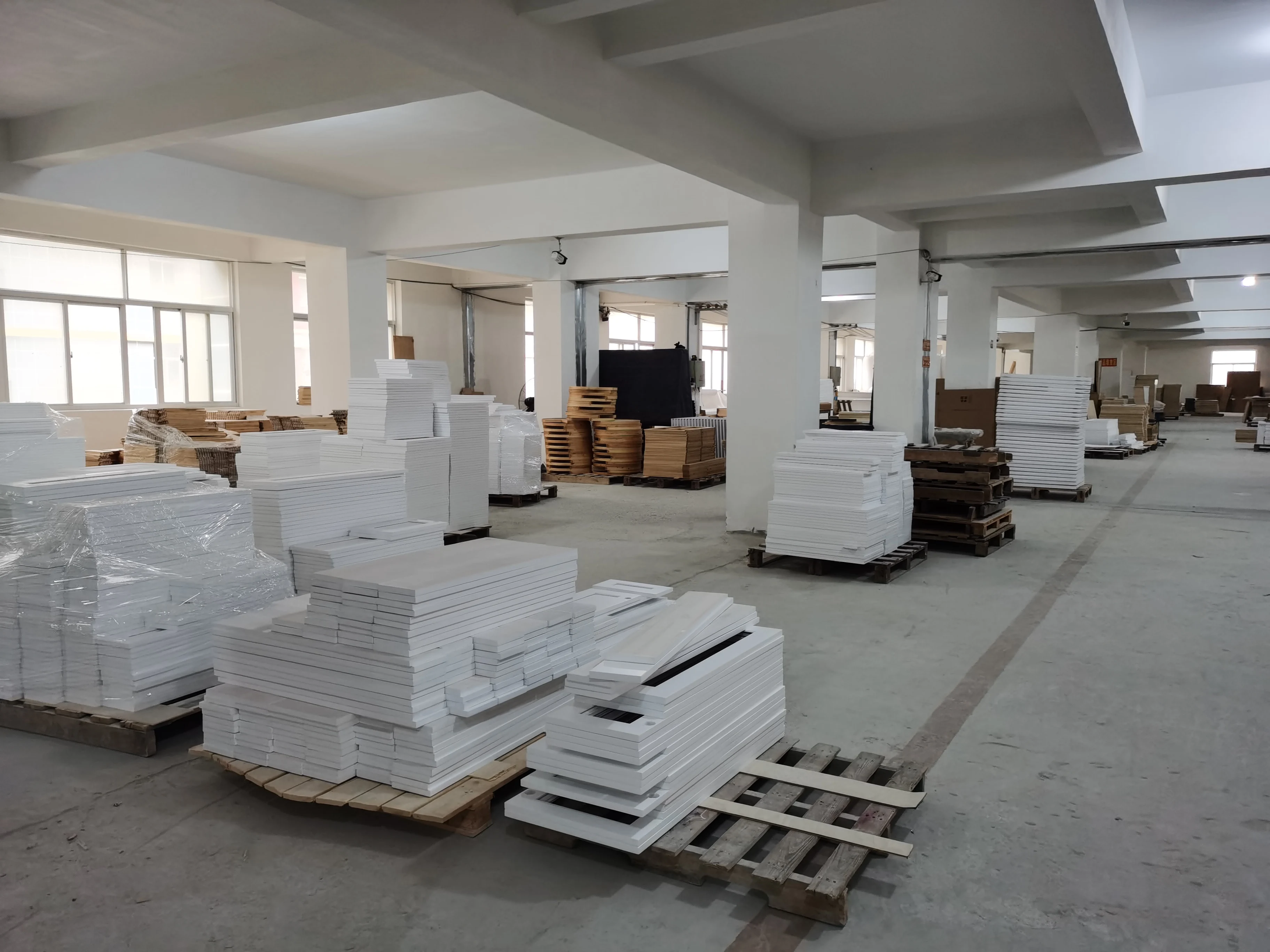 Factory Direct American Standard White Grey Shaker Wooden Modular Kitchen Cabinets for American Wholesale and Project