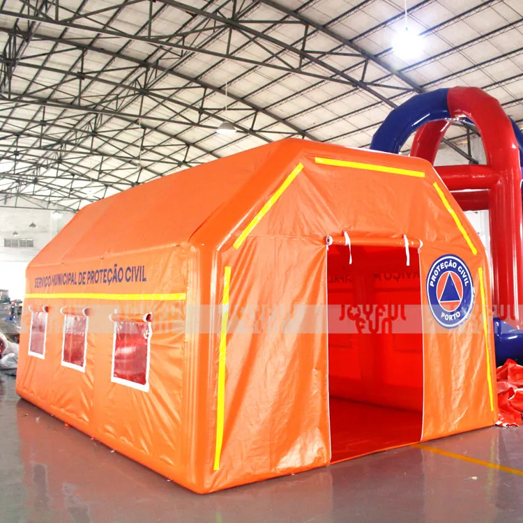Радостная Веселая индивидуальная надувная полевая Больничная палатка медицинская