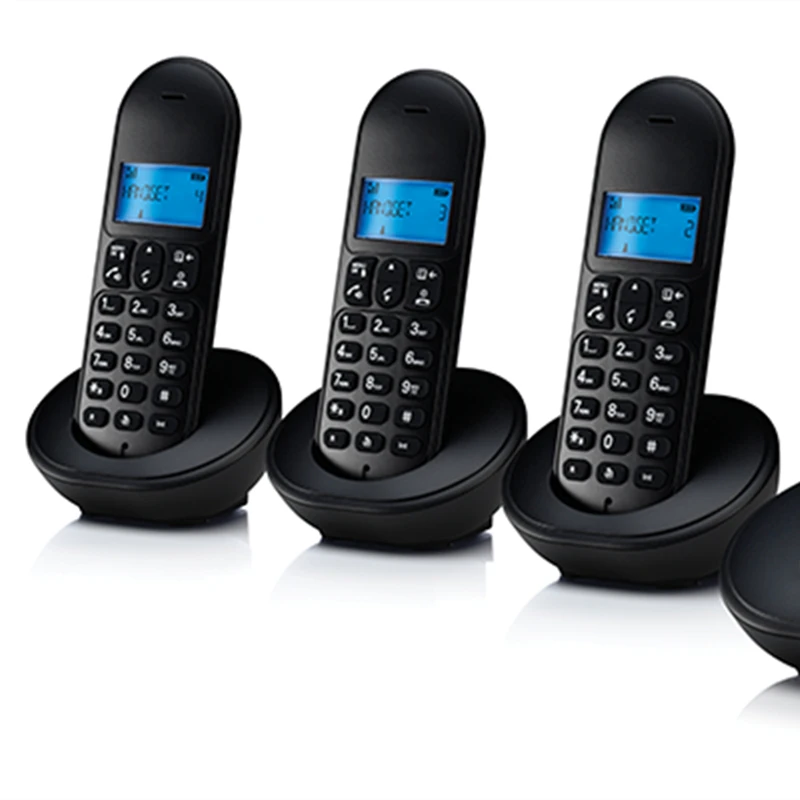 Cordless Phone Pstn Line Type Wireless 25 Last Dialled Numbers List With 10 Ringing Tones For Selection DECT 6.0 Telephone