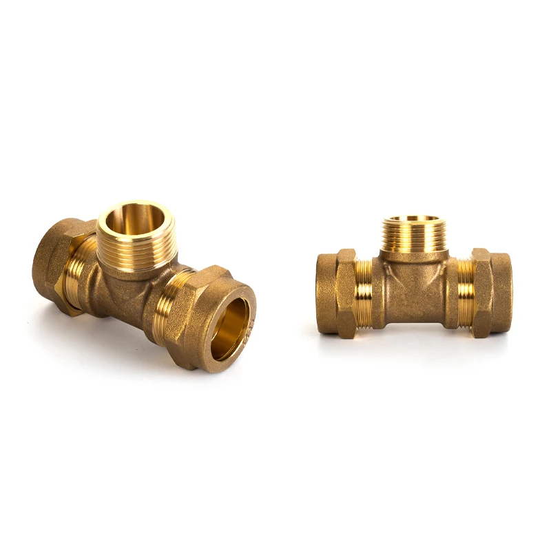 Custom Logo Copper Tubes Golden Slim Joint Piping Material Tube Joints For Water Gas Pipe