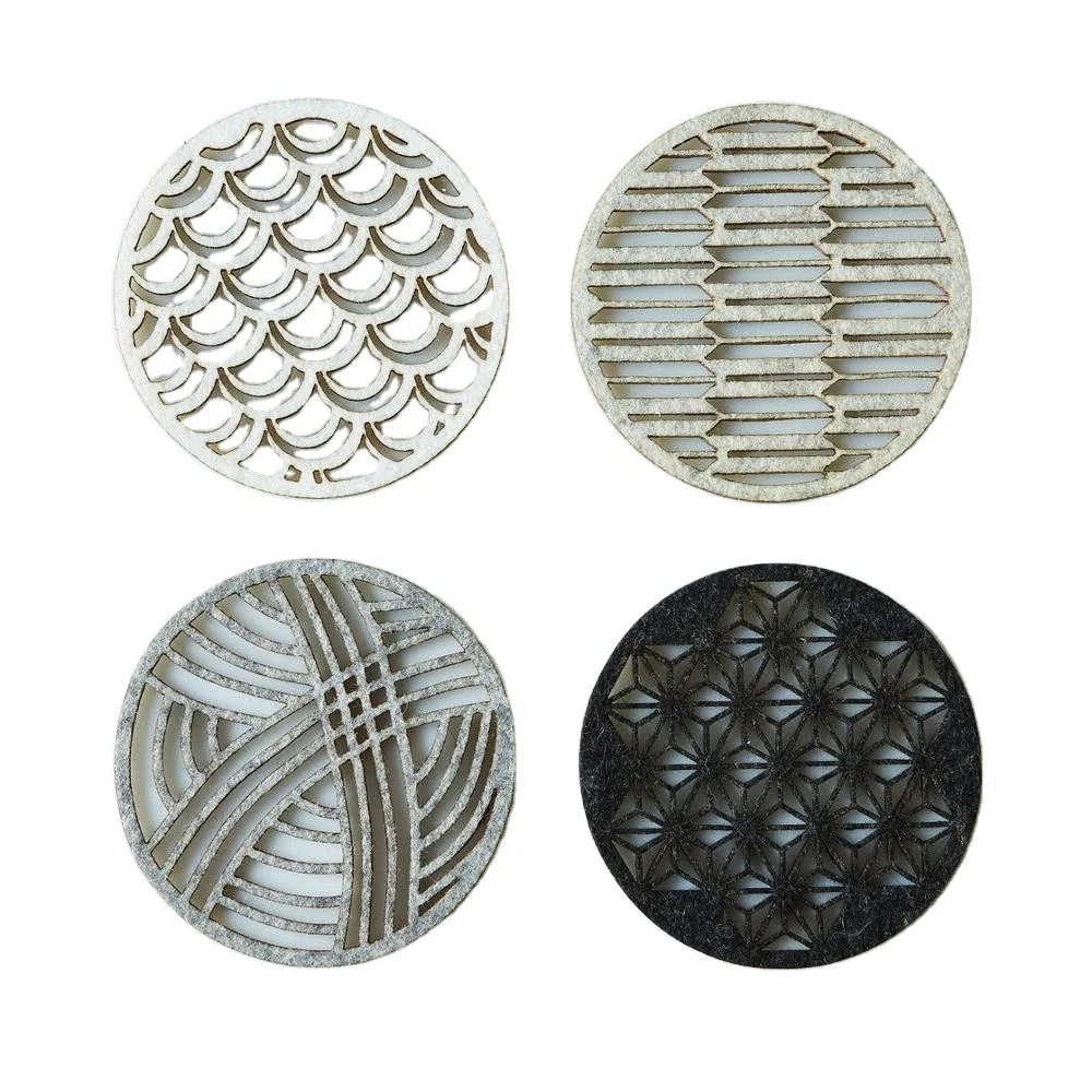 New hot manufacturers fashion simple heat insulation can be customized felt placemats