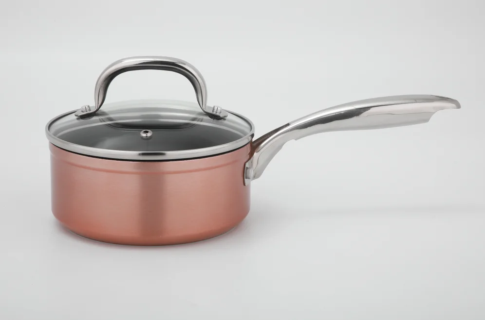 Linkfair Professional Food Grade kitchenware 8 PCS Cookware Set Aluminum Cooking Pots and Pans with non-stick coating