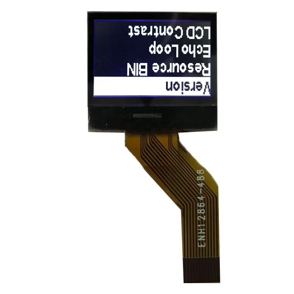 Factory Provided 128x64 Negative monochre LCM module white character LCD Module