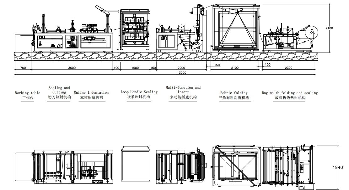 
Wholesale Hot Sale Best-Selling Automatic Non Woven Cloth Bags Making Machine With Handle 