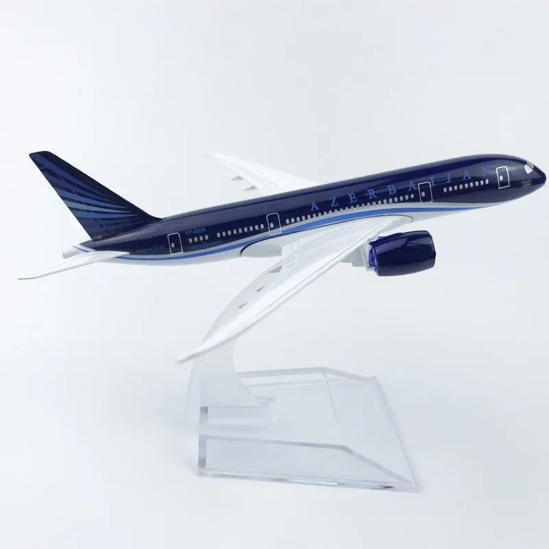Новинка 16 см авиа-азербайская авиалиния B787 Boeing 787 модель самолета из сплава и металла литая под давлением