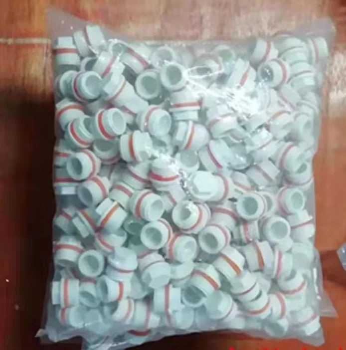 plastic PPR Screwed Threaded Water Pipe Fittings Plug