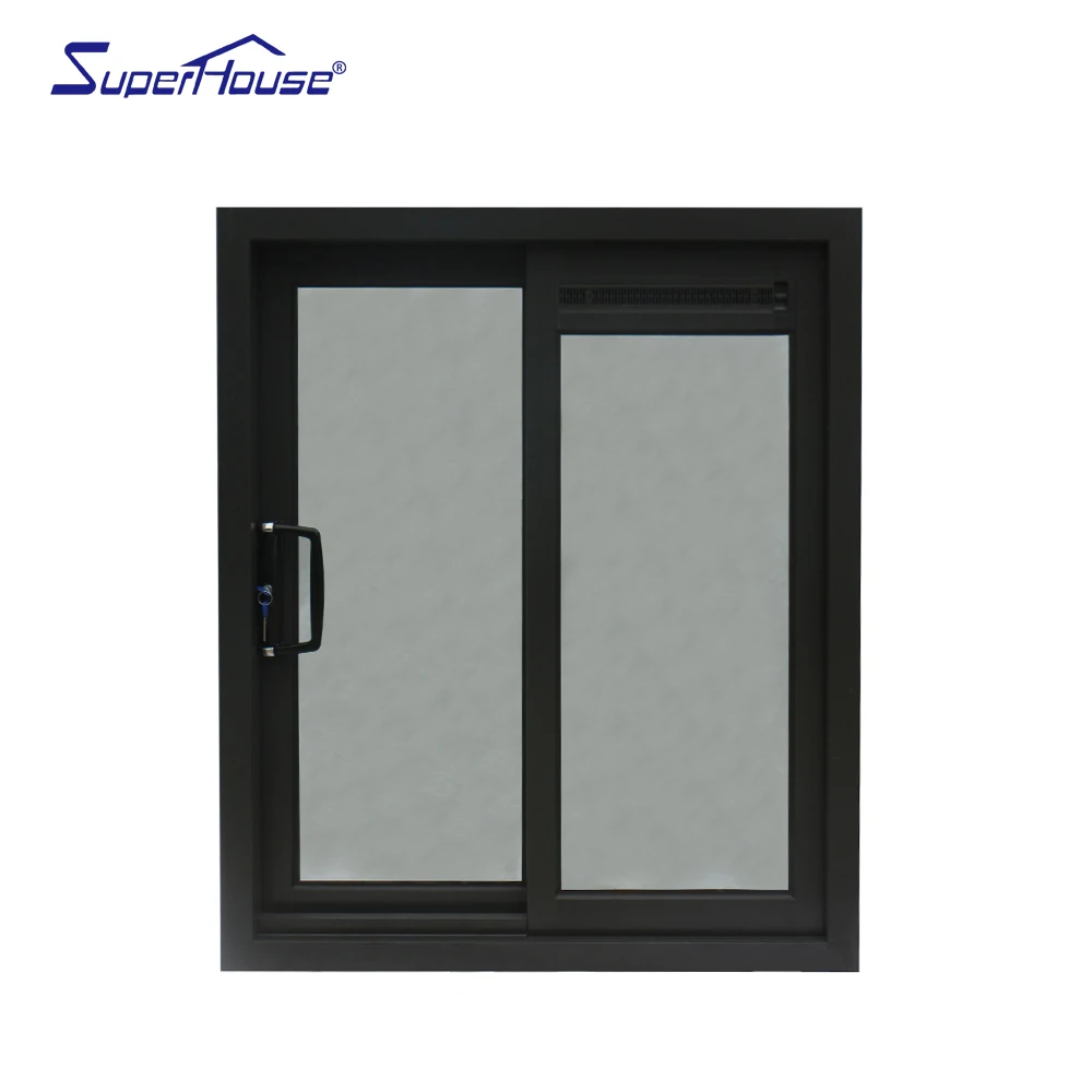 Superhouse latest sliding window design AS2047 Certified hot sale aluminum frame sliding  glass window windows
