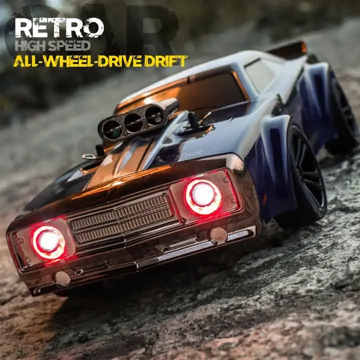 Спортивный автомобиль RTR 35 км/ч 1:16 высокоскоростной 4WD Rc Drift Car светодиодные фары 2 4 г пульт дистанционного управления игрушки для мальчиков подарок
