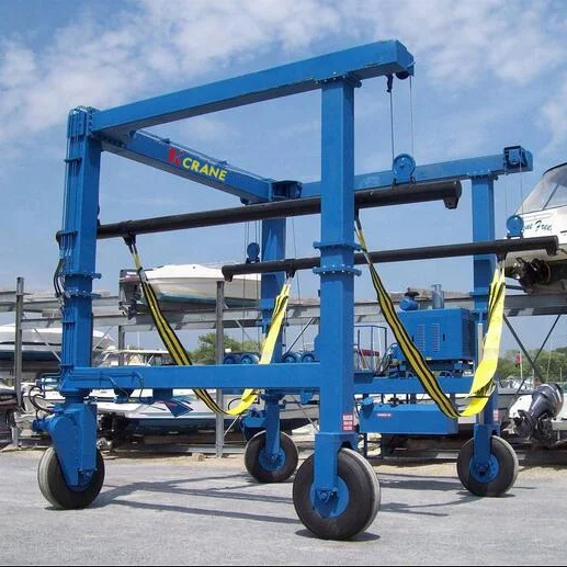 Design and Installation Boat Lift, Small Boat Crane