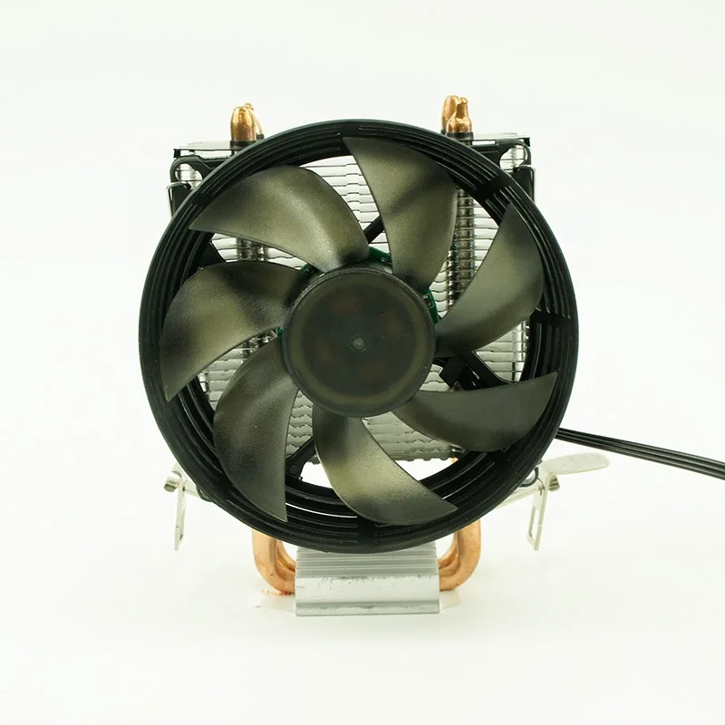 
Оптовая продажа, кулер для процессора с вентилятором 92 мм и 2 тепловыми трубками для нескольких платформ 