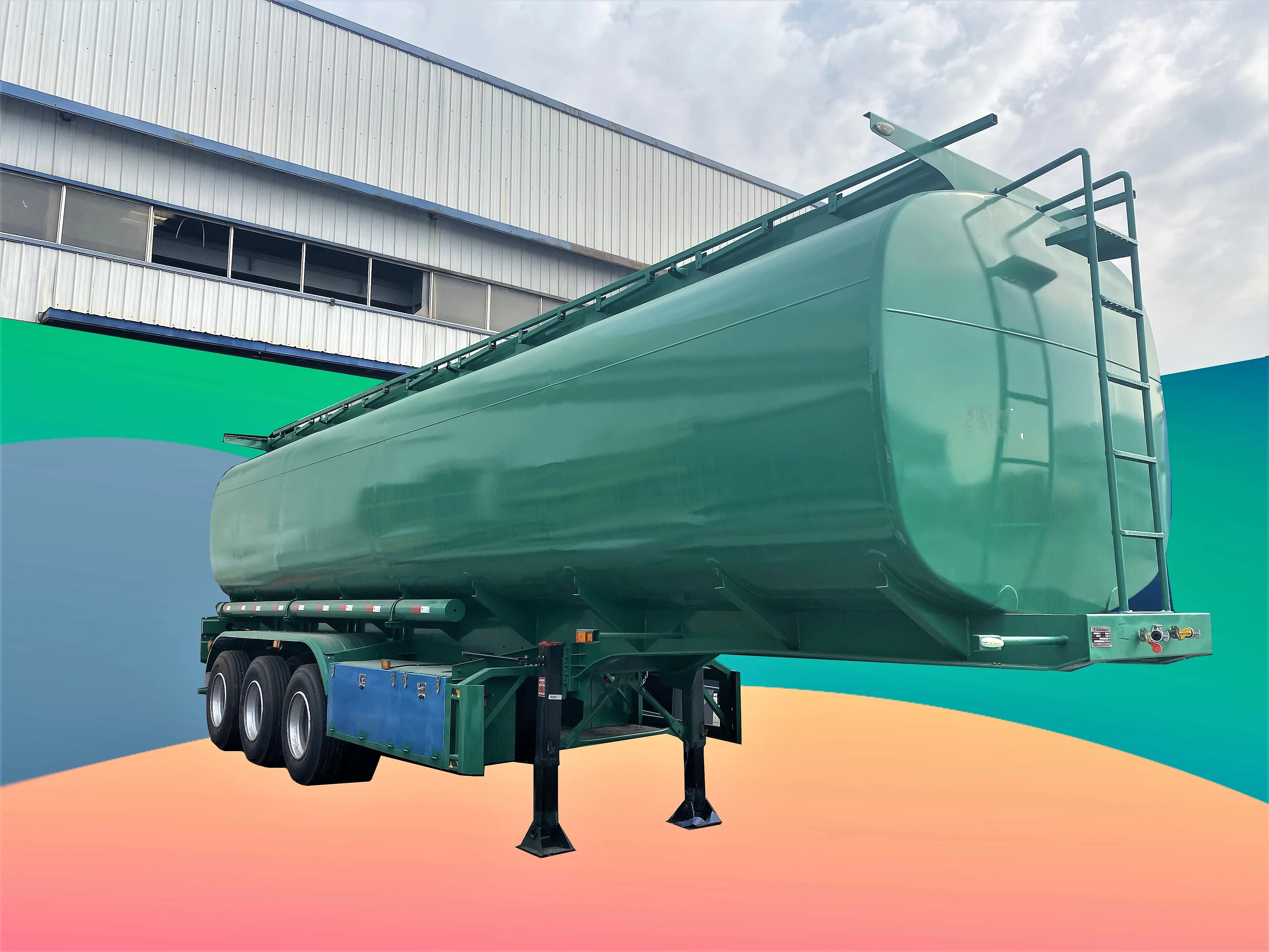 Cheap Price Stainless Steel Oil Fuel Tanker Tanks 60000l Semi Trailer for Sale