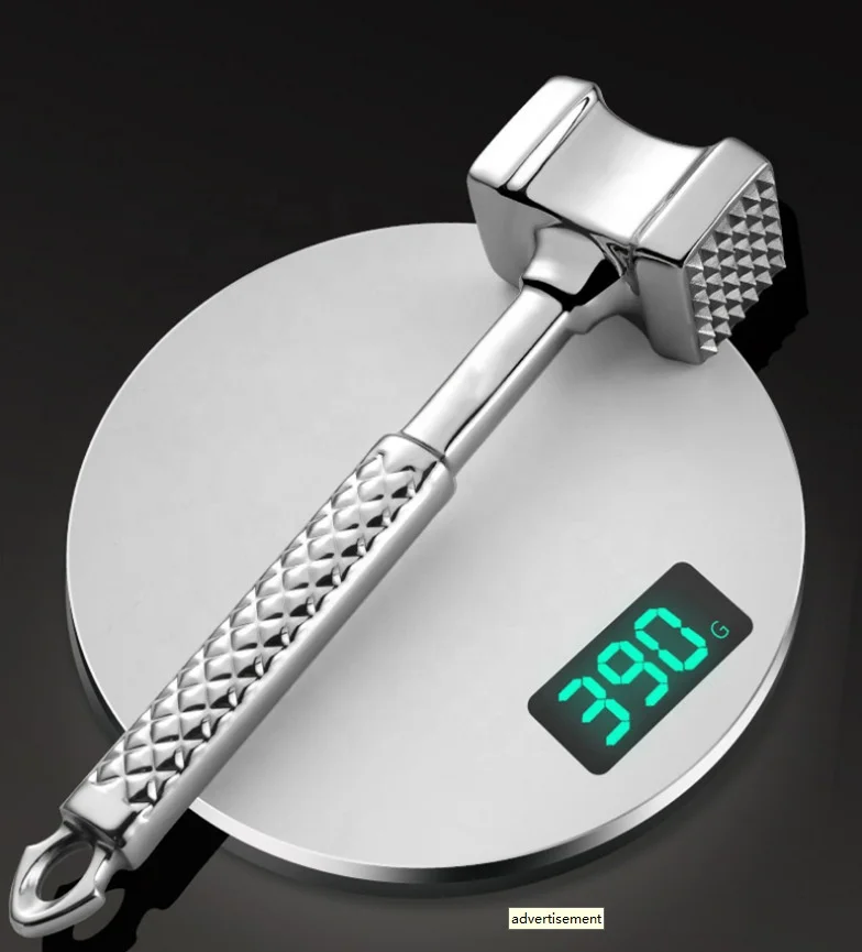 Stainless Steel 304 Meat hammer 18/10 Meat Tenderizer  Kitchen Cooking Tool Cooking Utensil Hammer Kitchen accessories