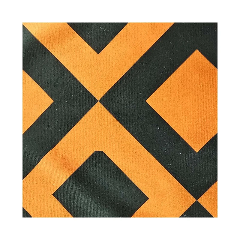 Good-quality print design types clothing tricot brushed fleece fabric