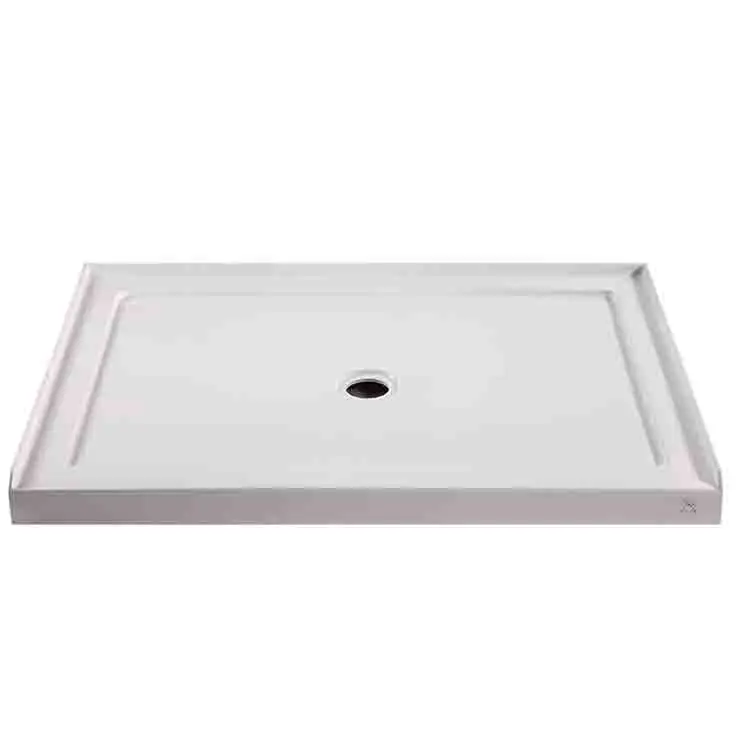 Стандартный размер OEM ODM, прямоугольный акриловый поднос для ванной, душевая основа