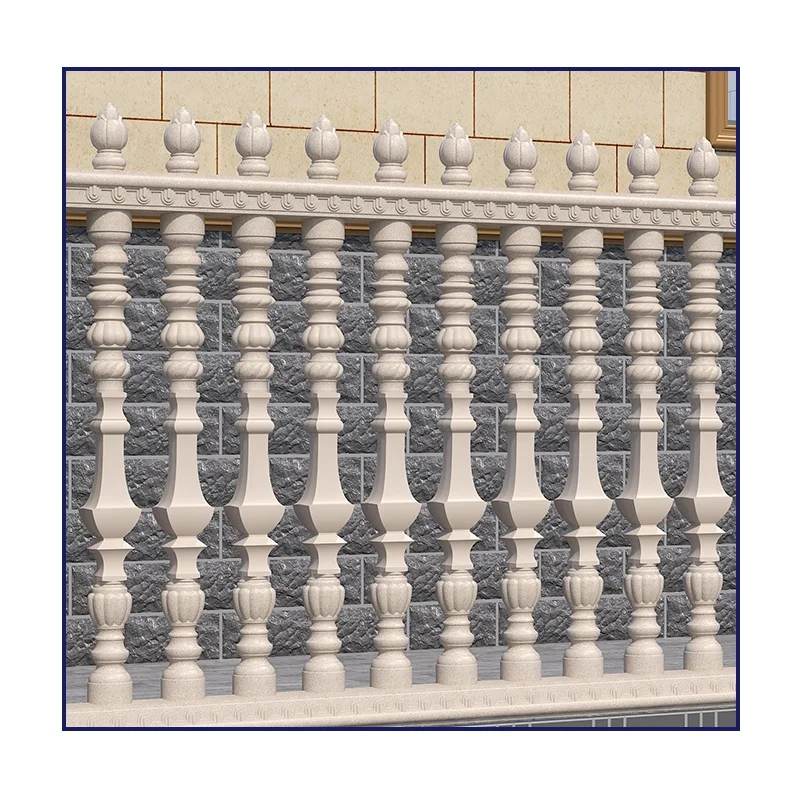 Ready Stock concrete moulds balcony concrete baluster molds casting adjustable cement wall fence railing balustrade post barrier