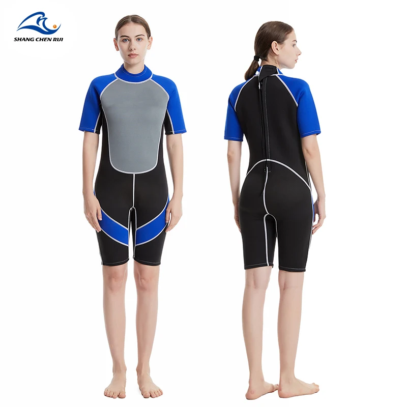 Quick-drying UV swimsuit for women outdoor swimsuit surfing super stretch neoprene triathlon diving suit