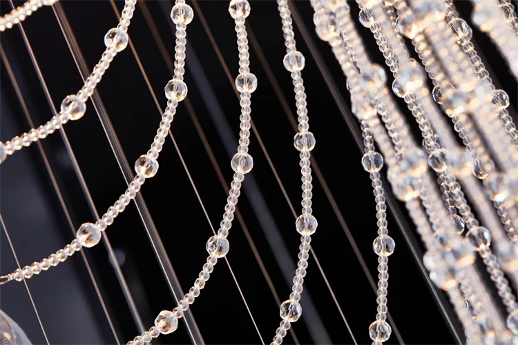 Manufacture Dubai Characteristic Villa Duplex Building Living Room Stairwell Hotel Chandelier