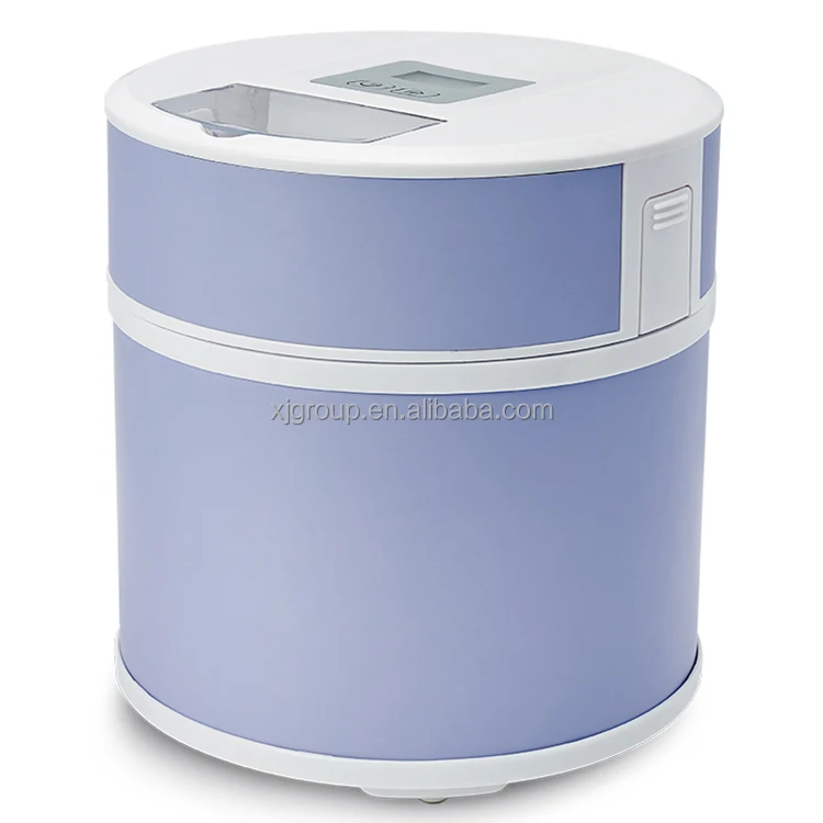 Portable Hard Ice Cream Maker Home Mini Ice Cream Machine Electric 12 Round Automatic Household Digital Timer Snowmake Ice Creem