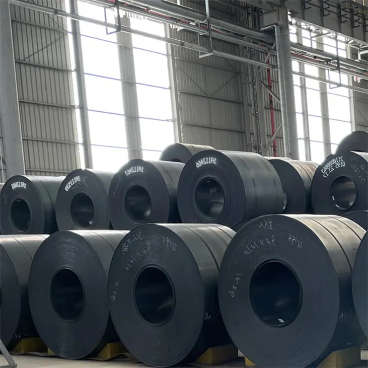 s235jr black coated middle high carbon steel coil custom non alloy carbon steel coil0.15mm thickness steel coil